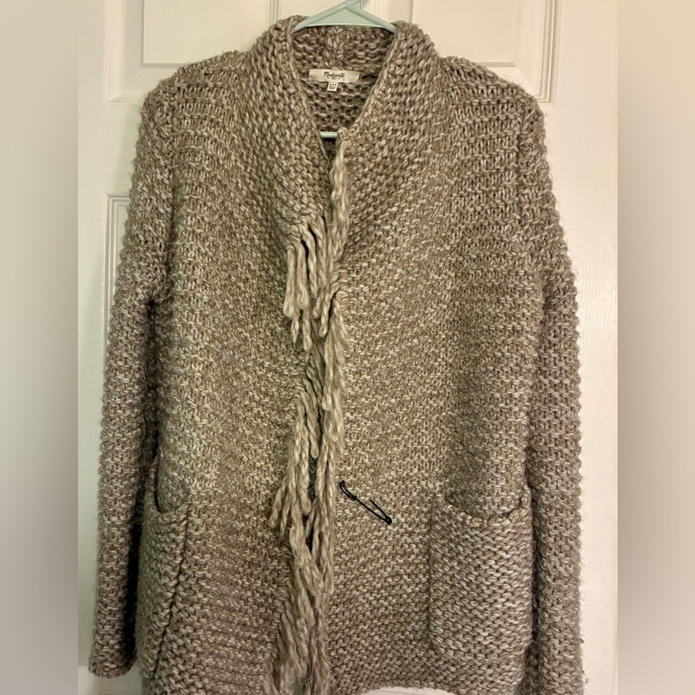 Madewell Fringe Open Cardigan